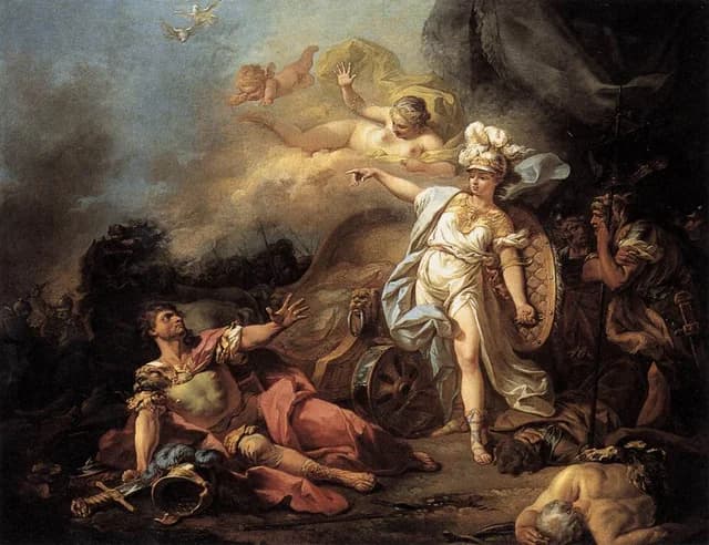 The Fight Between Mars and Minerva