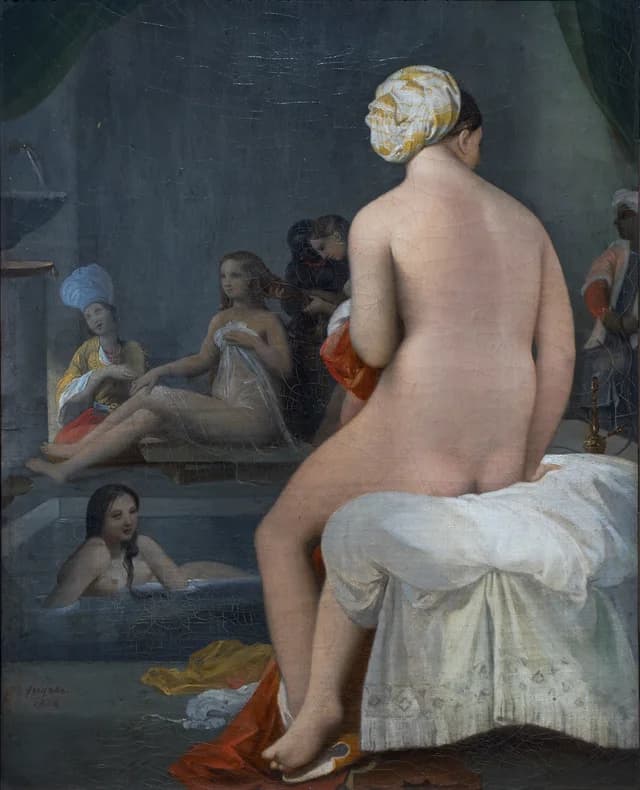 Die kleine Badende; Hareminterieur
