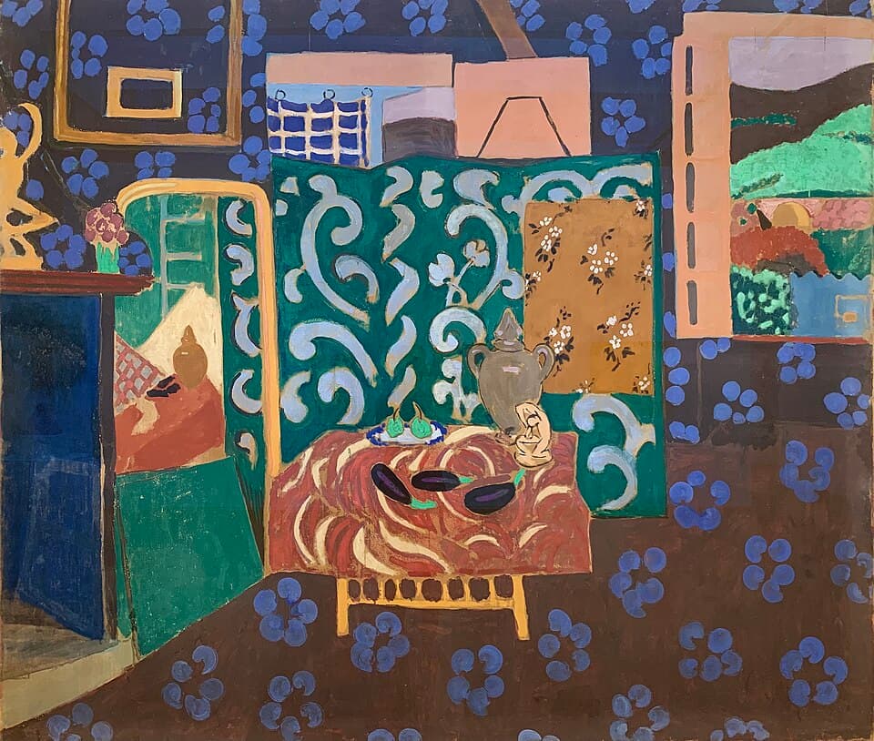 Interior with Aubergines