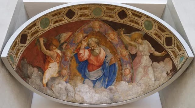 God the Father Blessing among the Angels