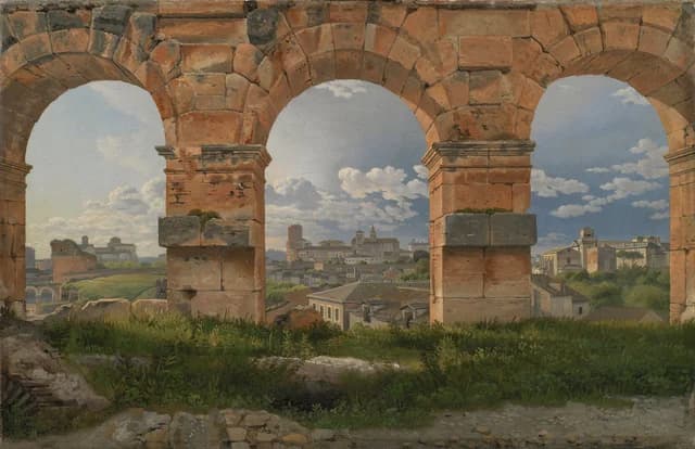 A View through Three of the North-Western Arches of the Third Storey of the Coliseum