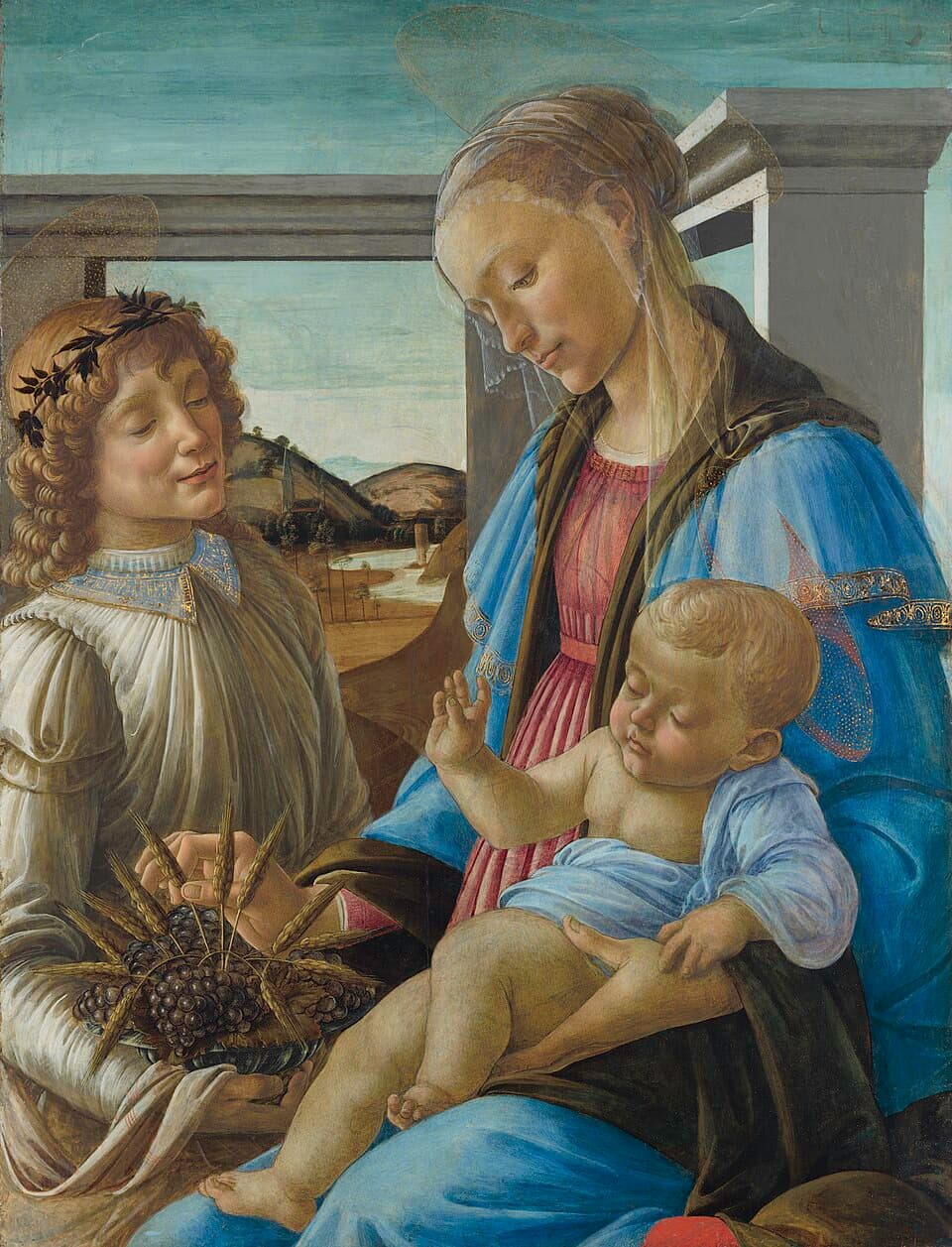 Virgin and Child with an Angel