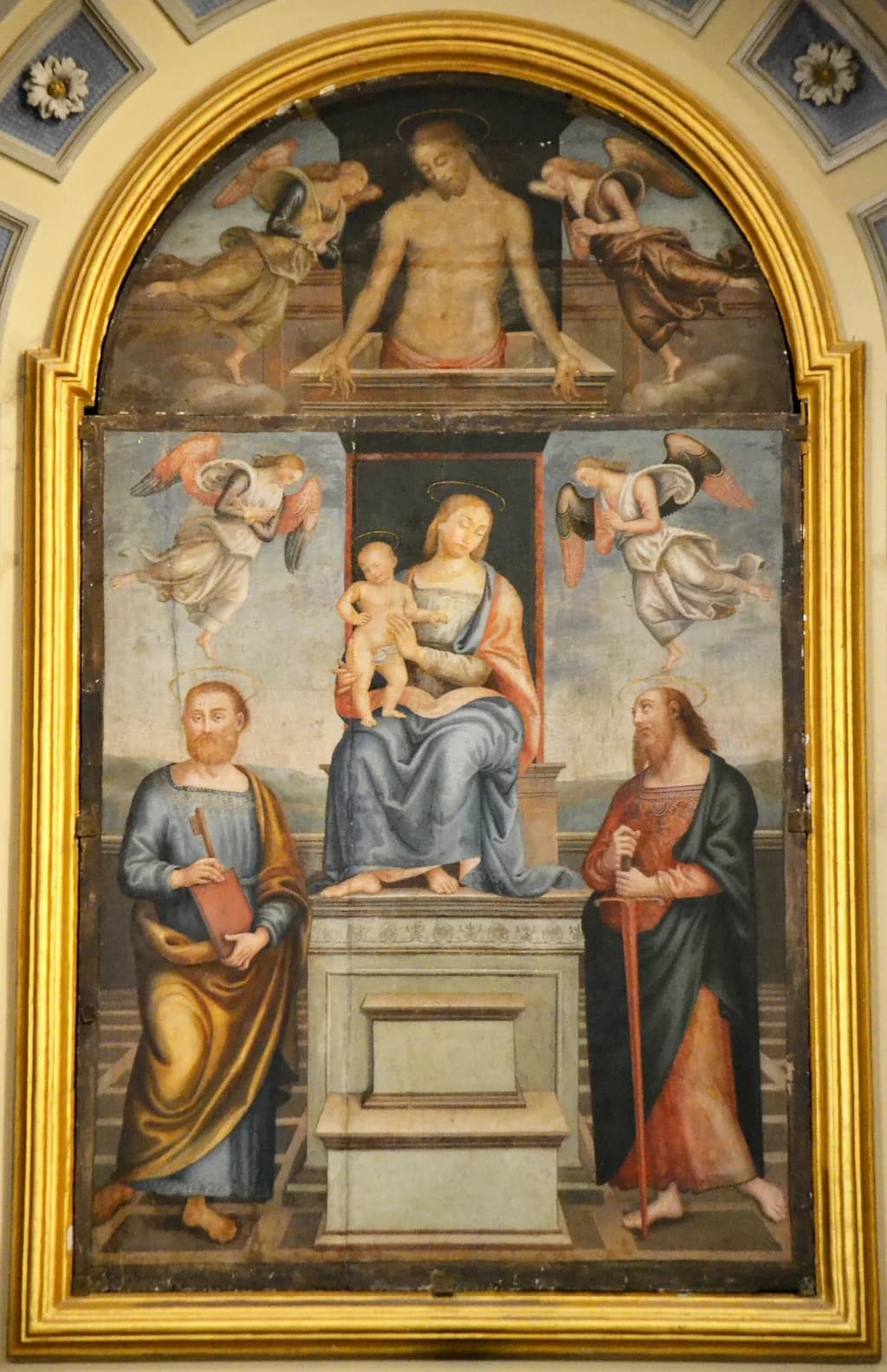 Madonna and Child with Saints Peter and Paul