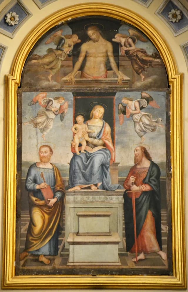 Madonna and Child with Saints Peter and Paul