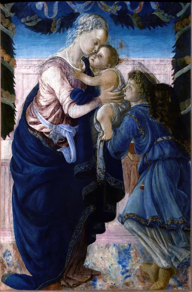 Madonna and Child with an Angel
