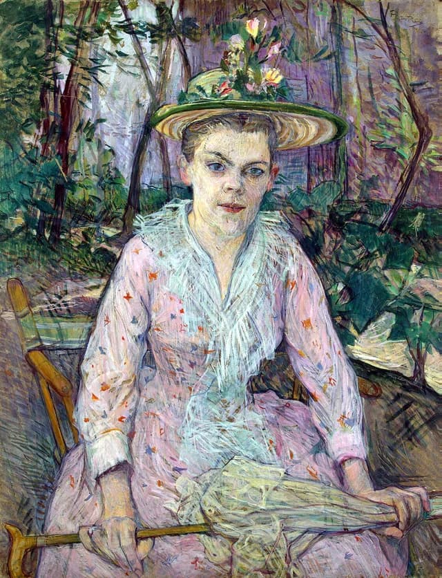 Woman with a parasol