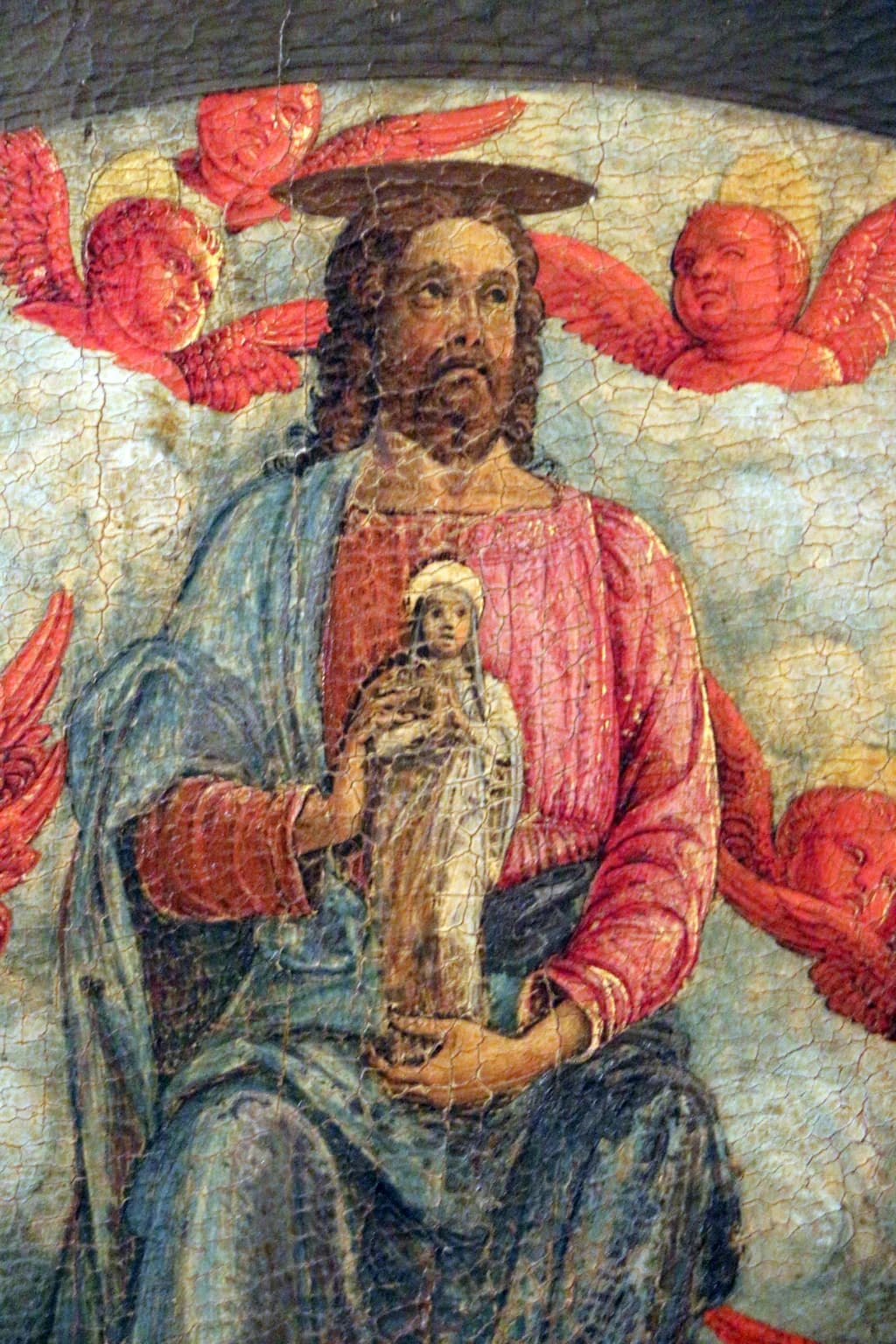 Christ with the soul of the Virgin