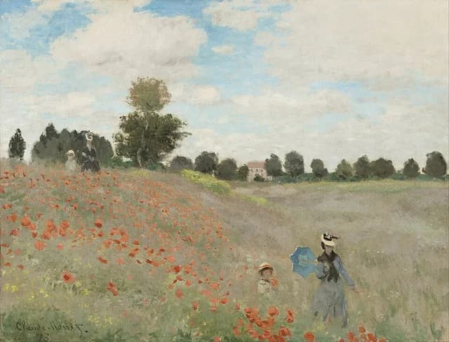 The Poppy Field near Argenteuil