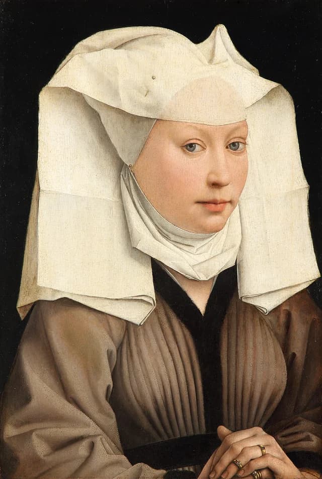 Portrait of a Young woman with a Winged Bonnet