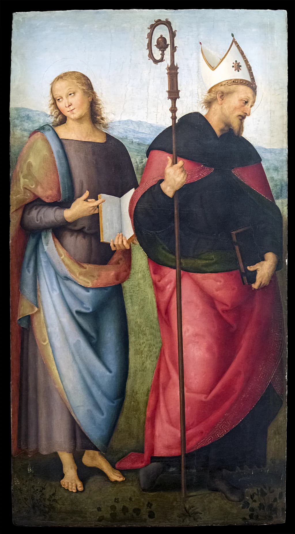 Saint John the Evangelist and Saint Augustine