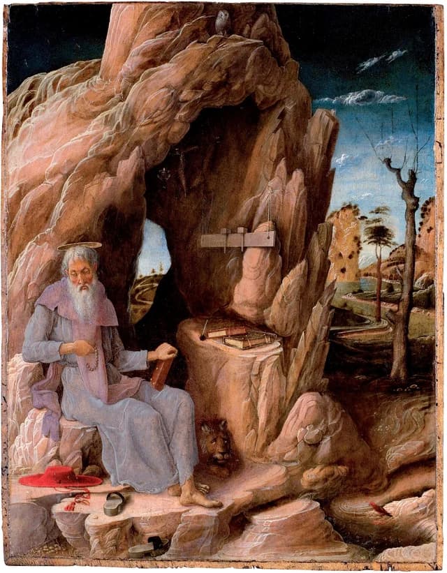 San Jerónimo en el desierto