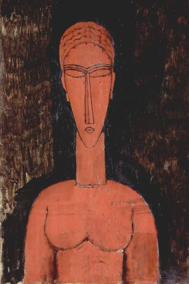 Busto vermelho
