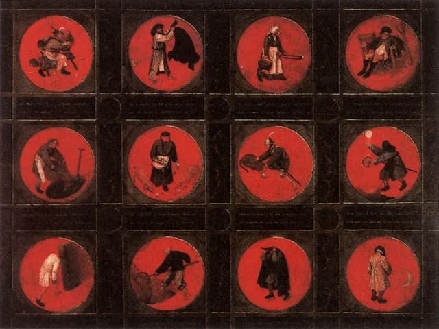 Twelve Flemish proverbs