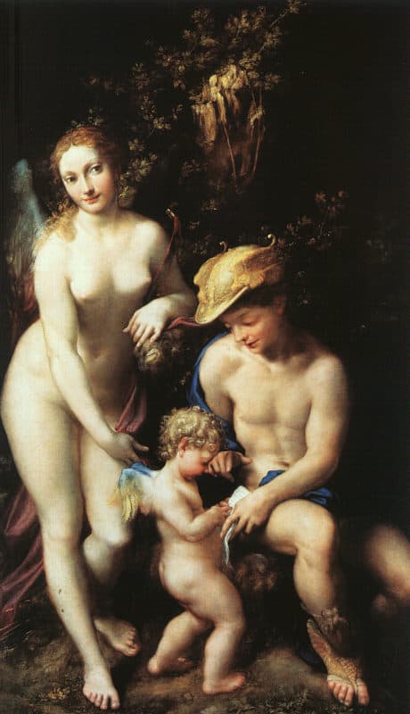 Venus with Mercury and Cupid ('The School of Love')