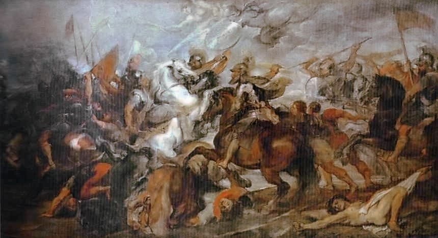 Henry IV at the Battle of Ivry, 14 March 1590