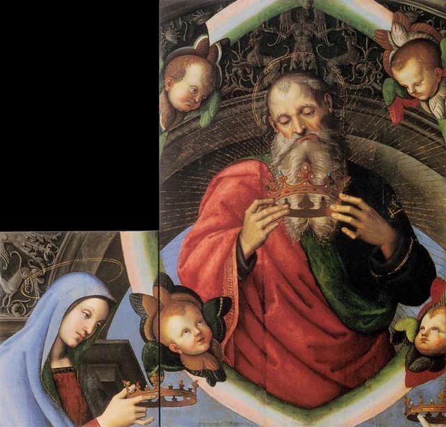God the Father and the Virgin Mary