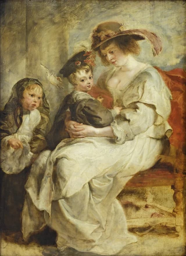 Portrait of Helena Fourment with Two of Her Children