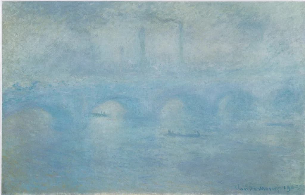 Waterloo Bridge. Effect of Fog