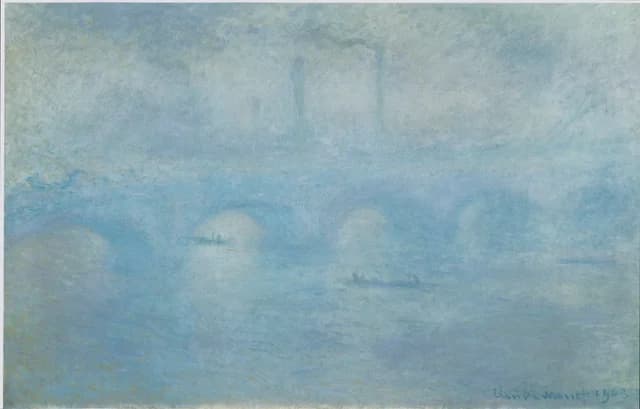 Waterloo Bridge. Effect of Fog