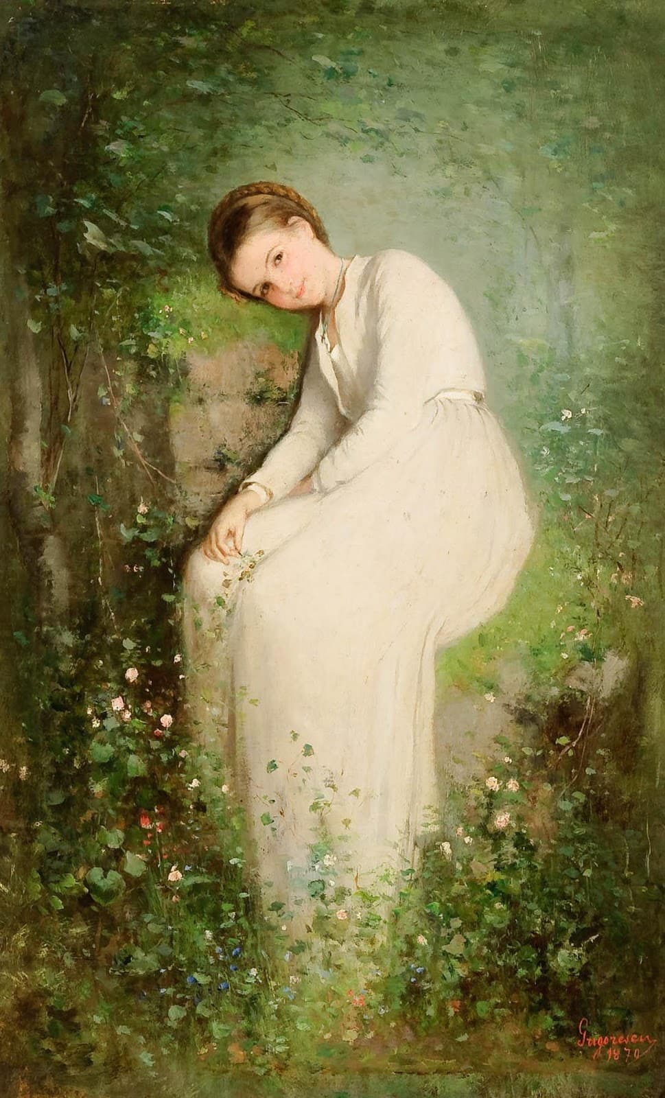 Eine Blume unter den Blumen