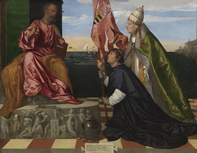 Jacopo Pesaro, Bishop of Paphos, being presented by Pope Alexander VI to Saint Peter