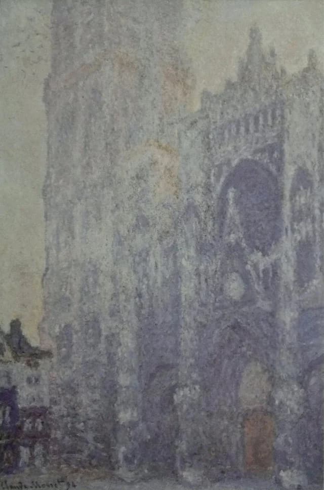 Rouen Cathedral, Portal and Tower Saint-Romain, Morning Light