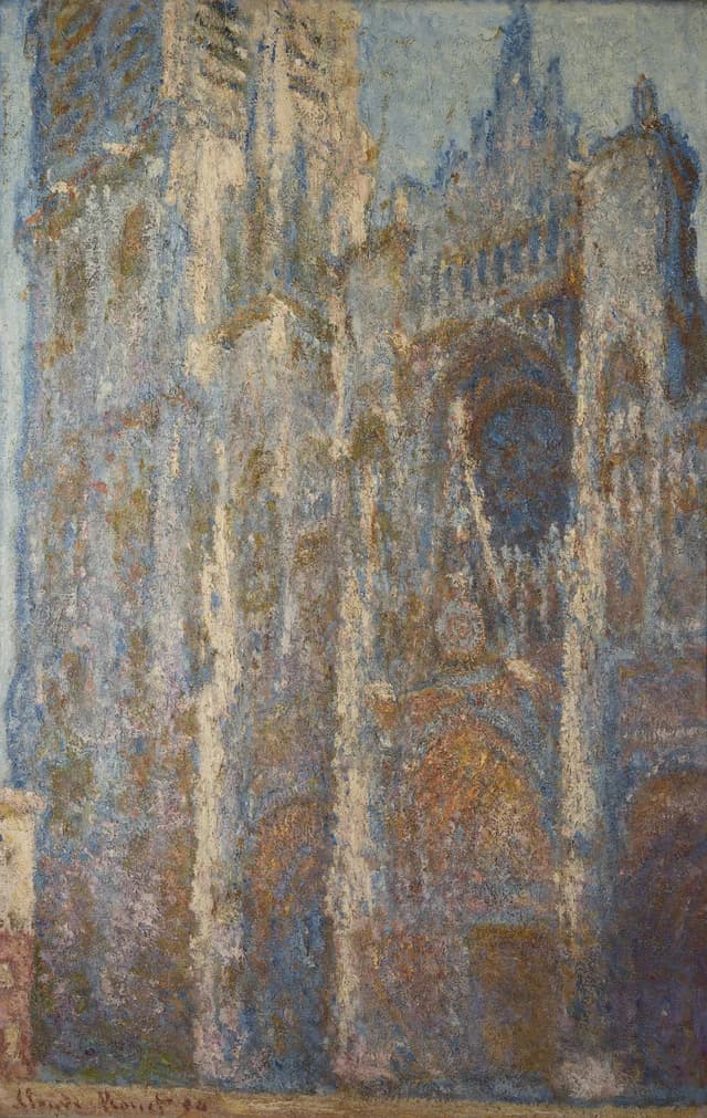Rouen Cathedral, Portal and Tower d'Albane, Midday