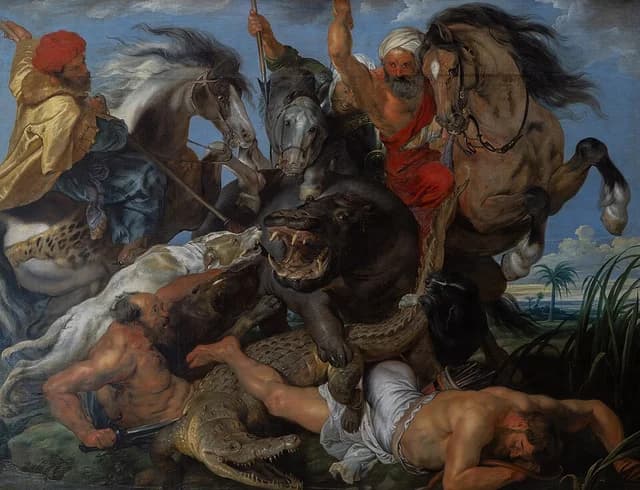 The Hippopotamus and Crocodile Hunt