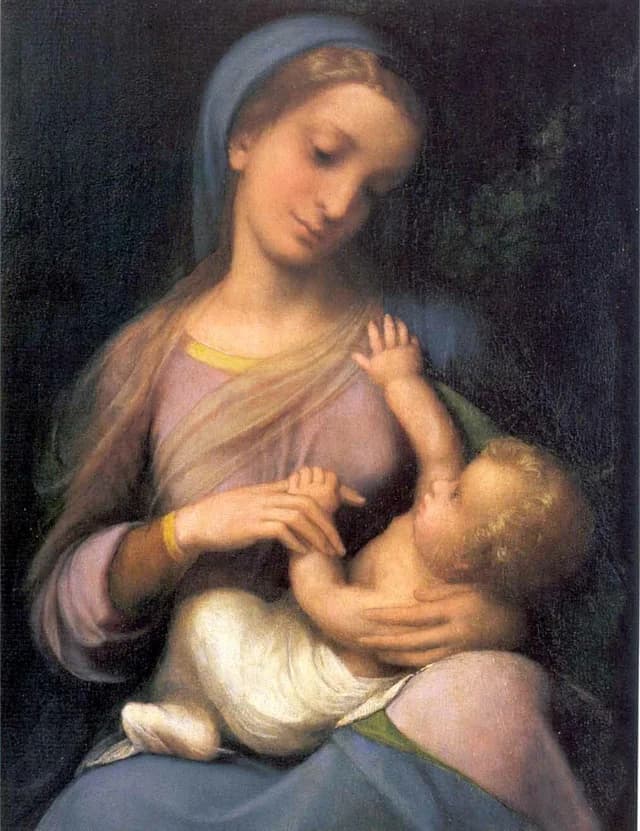 Madonna with child