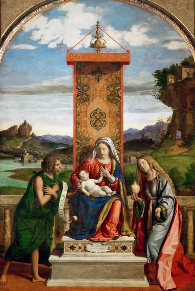 Madonna and Child with John the Baptist and Mary Magdalene