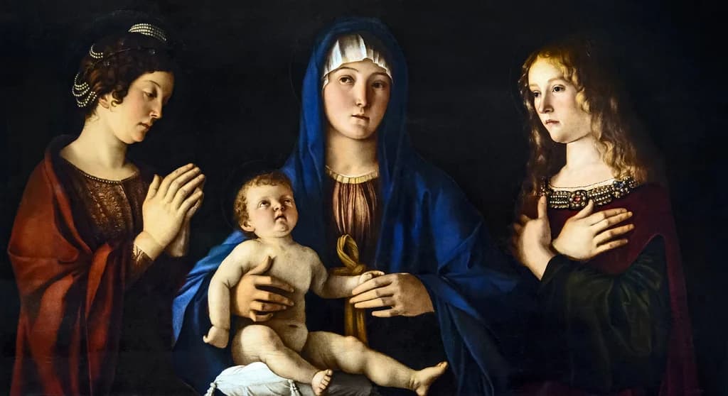 Madonna col Bambino tra le sante Caterina e Maria Maddalena