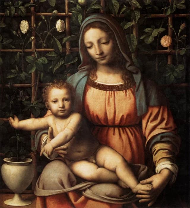 Madonna of the Rose Garden