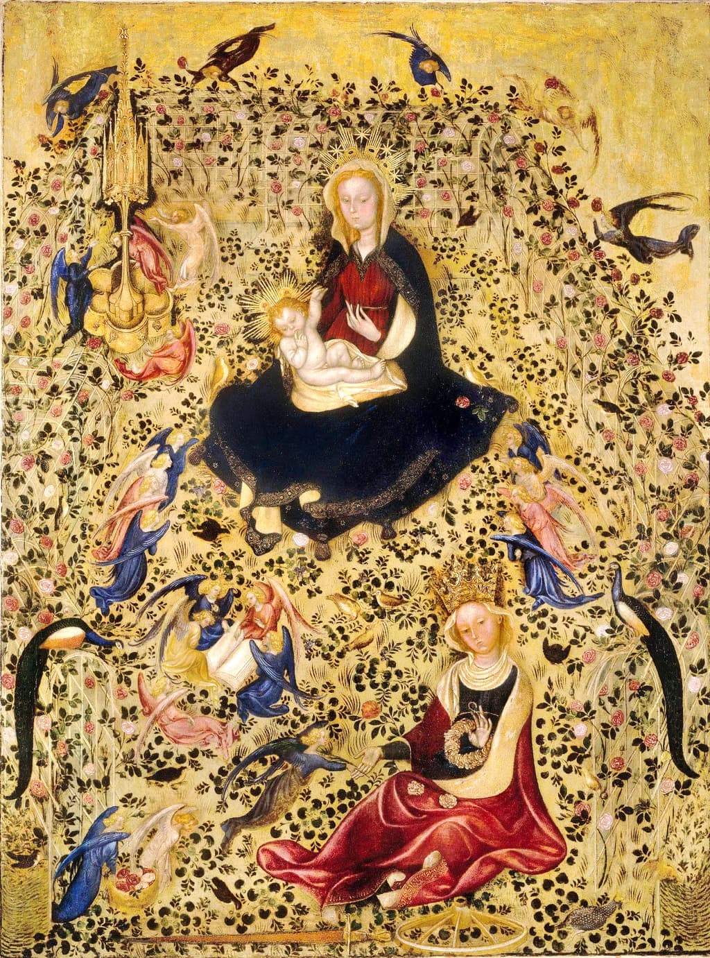 Madonna of the Rose Garden