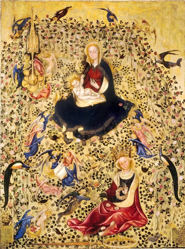 Madonna of the Rose Garden