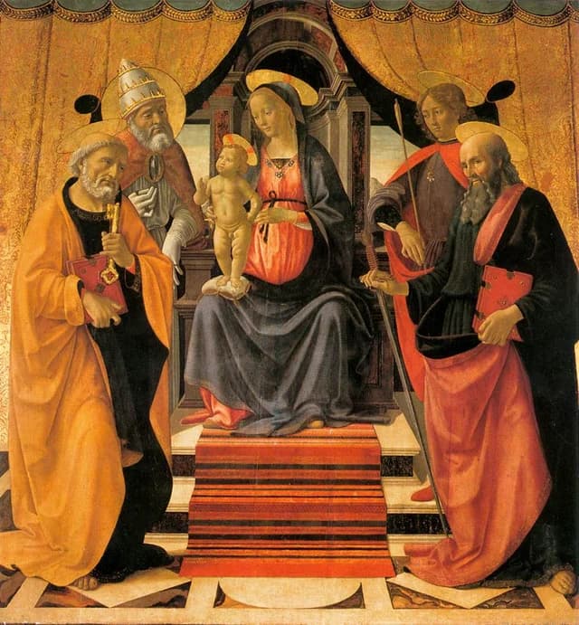 Madonna in trono col Bambino e santi