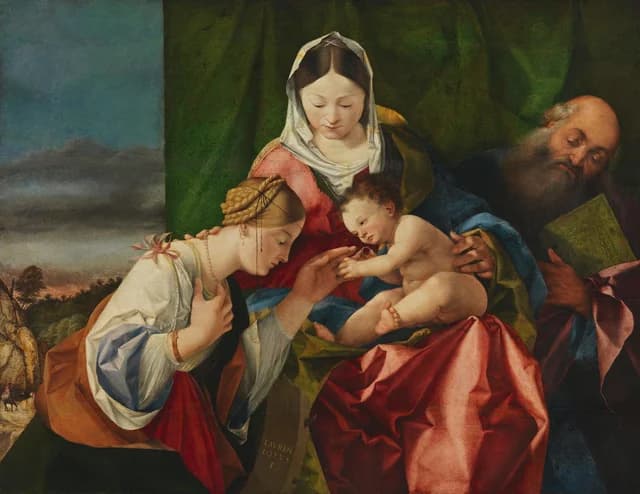 The Mystical Marriage of Saint Catherine