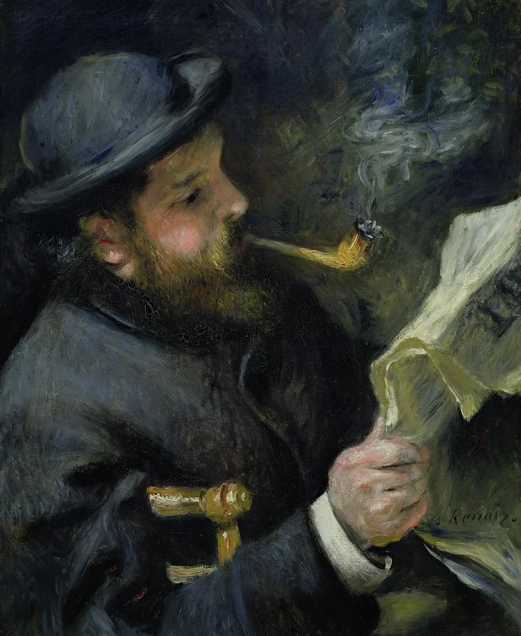 Claude Monet Reading