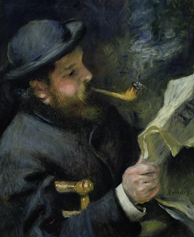 Claude Monet Reading