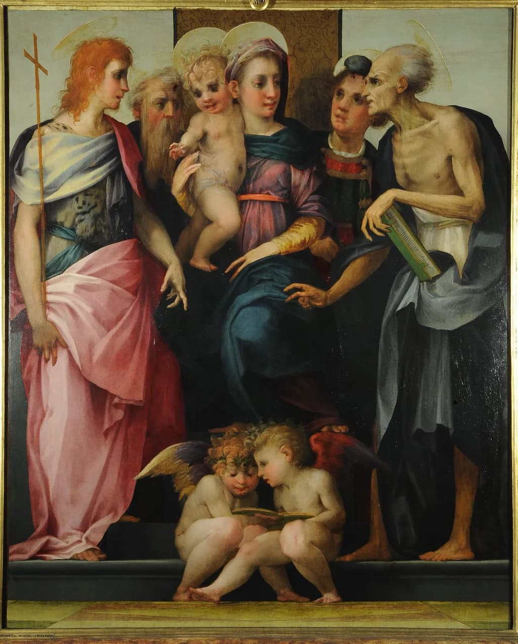 Sacred conversation with musical angels