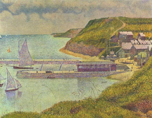 Port-en-Bessin, porto esterno, alta marea