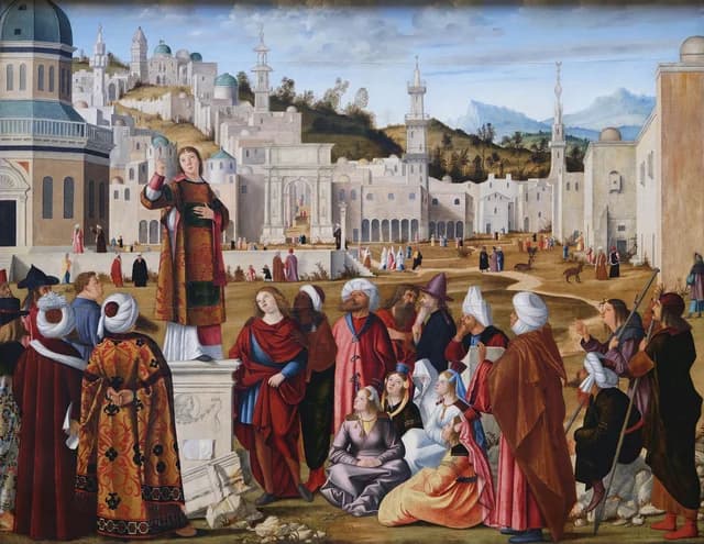 Die Predigt des heiligen Stephanus