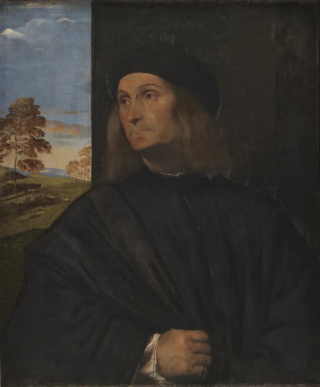 Portrait of the Venetian Painter Giovanni Bellini (?)