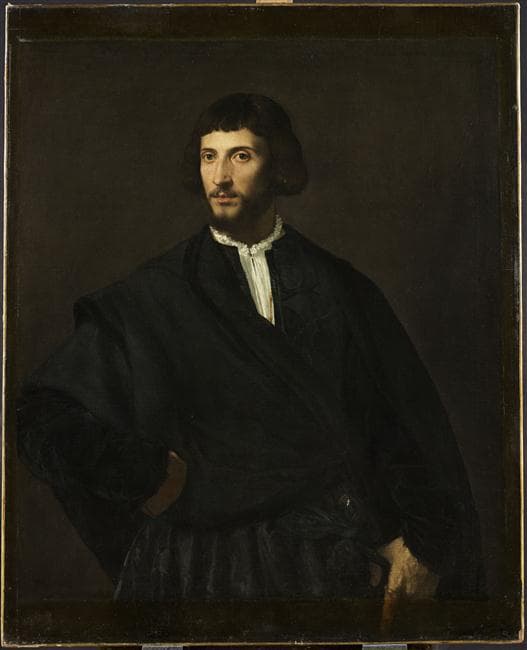 Portrait of a Man, Hand on His Belt