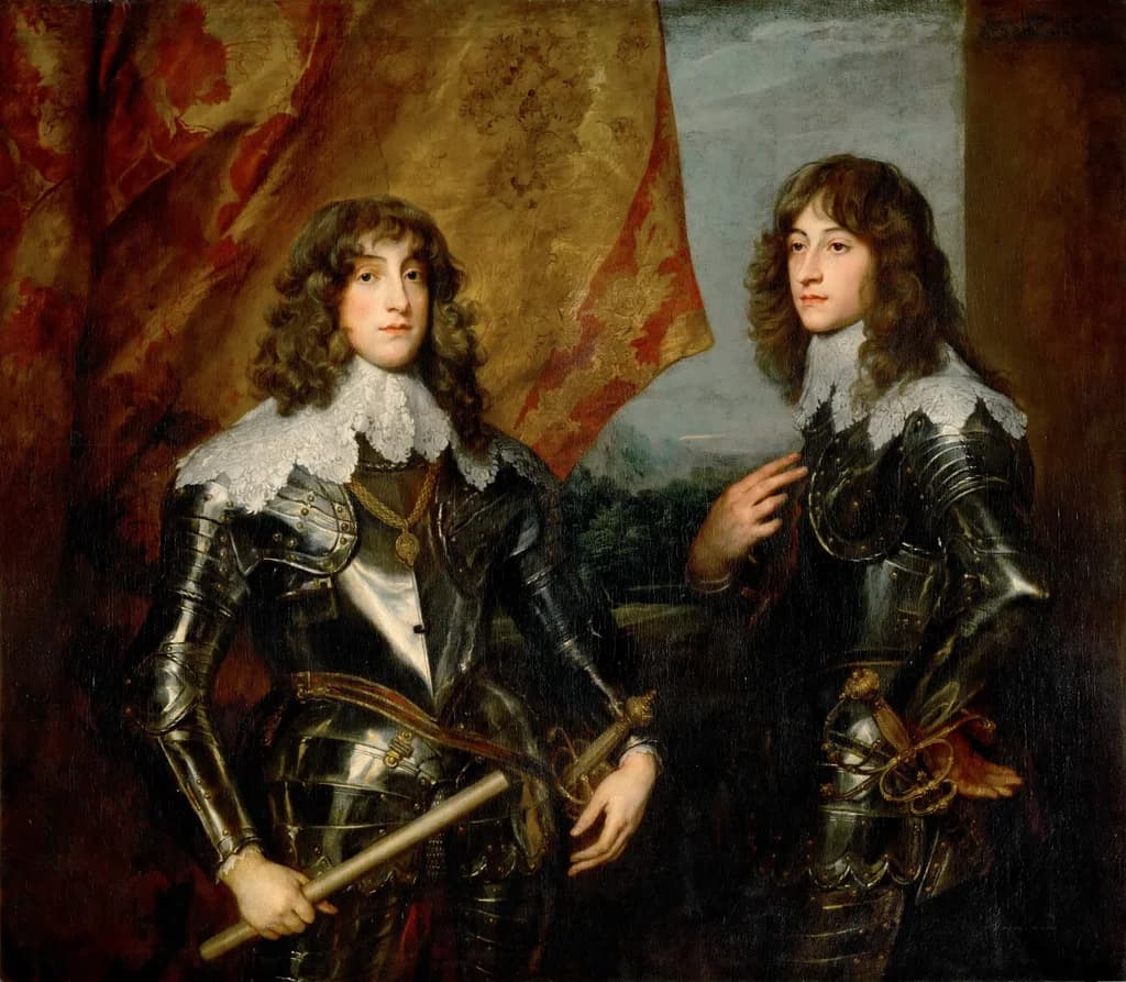 Portrait of Charles Louis Elector Palatine (1617-1680) and his brother, Rupert of the Palatinate (1619-1682)