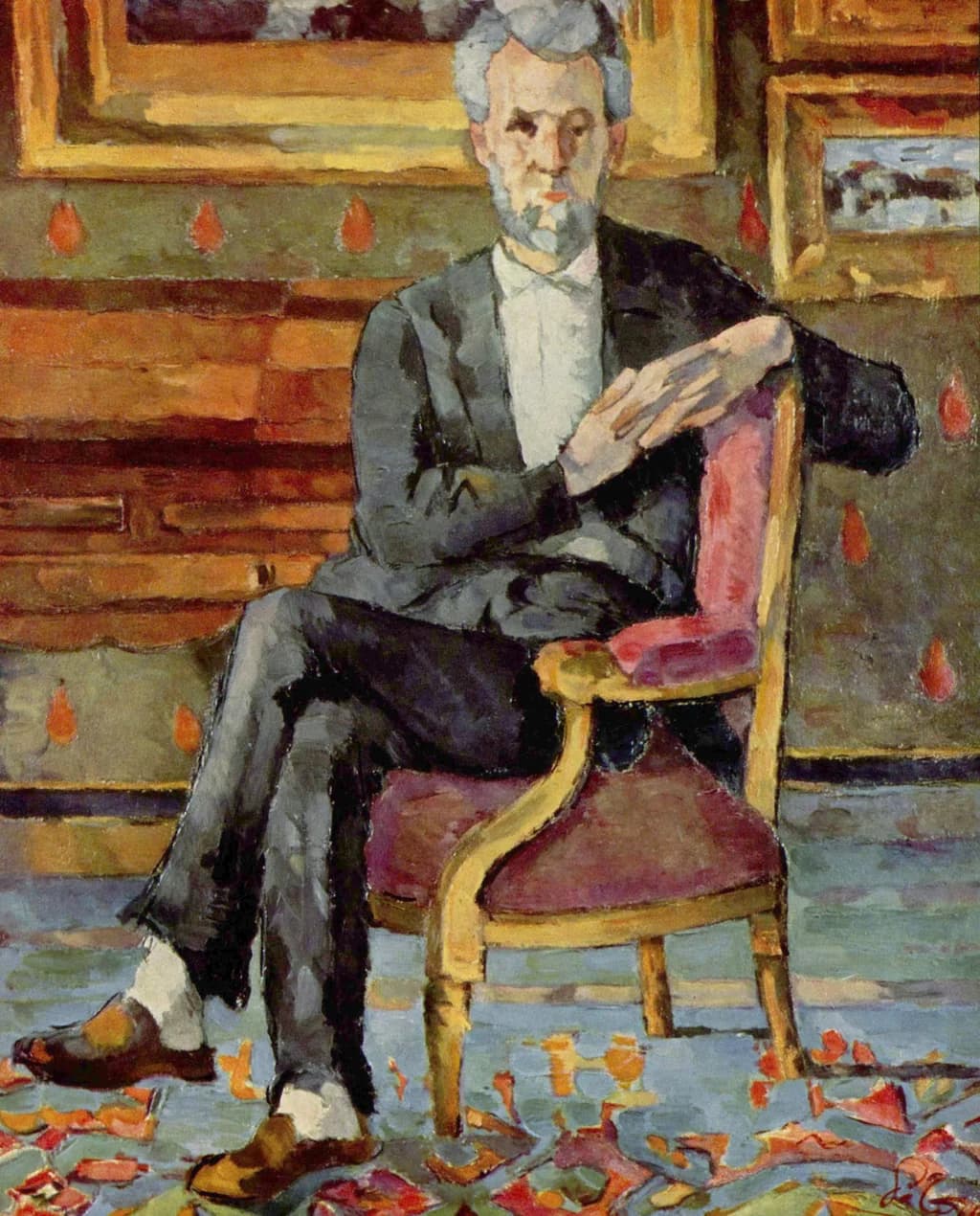 Victor Chocquet sentado