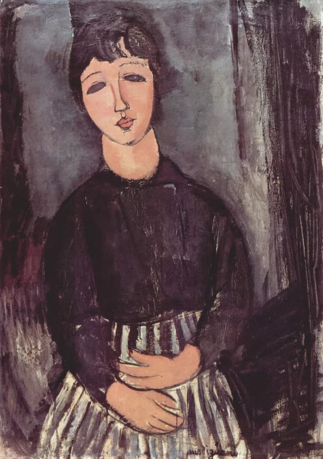 Portrait of a waiting girl