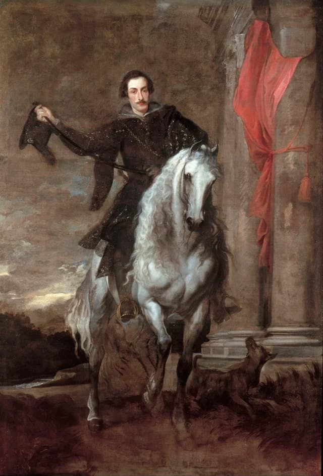 Equestrian portrait of Anton Giulio Brignole-Sale