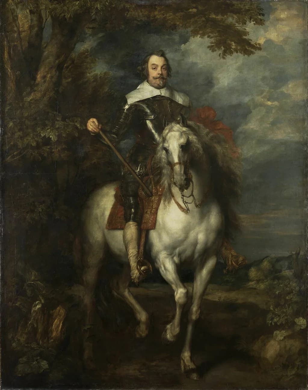 Equestrian portrait of Francisco de Moncada