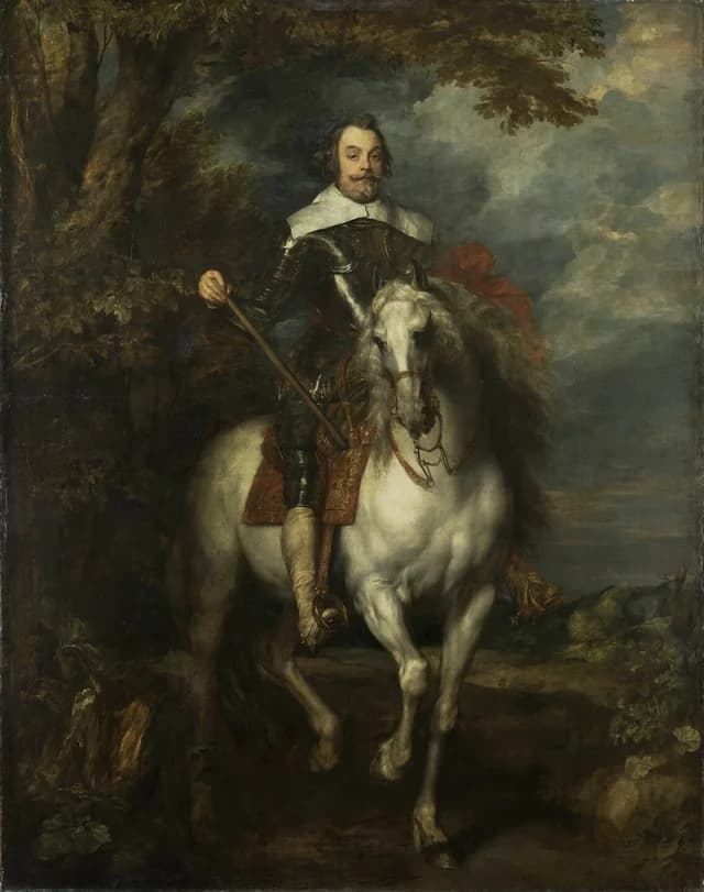 Equestrian portrait of Francisco de Moncada