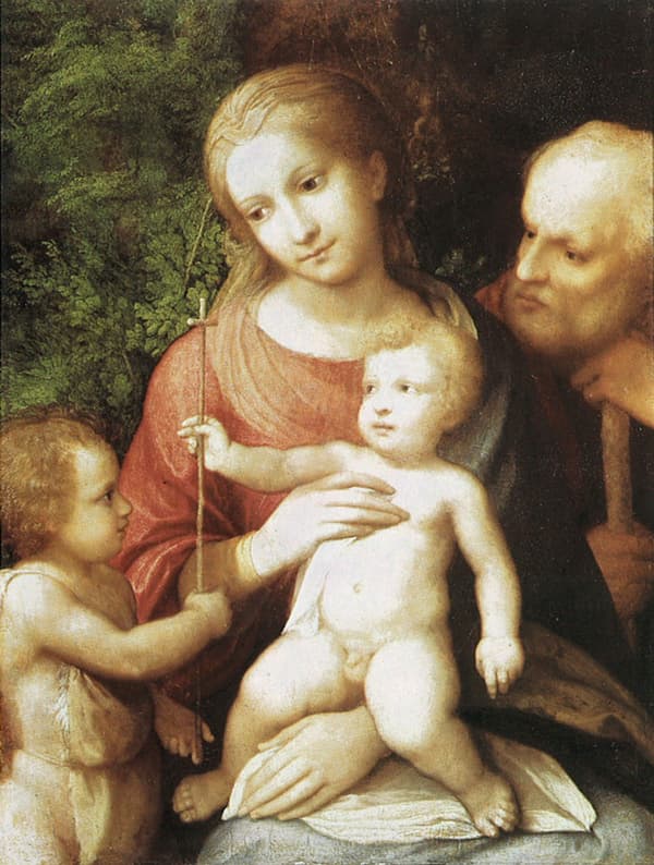 The Holy Family with St. John the Baptist